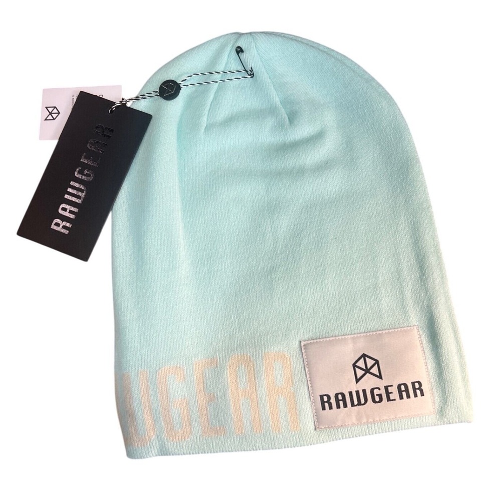 NWT RawGear Hat Beanie Light‎ Aqua